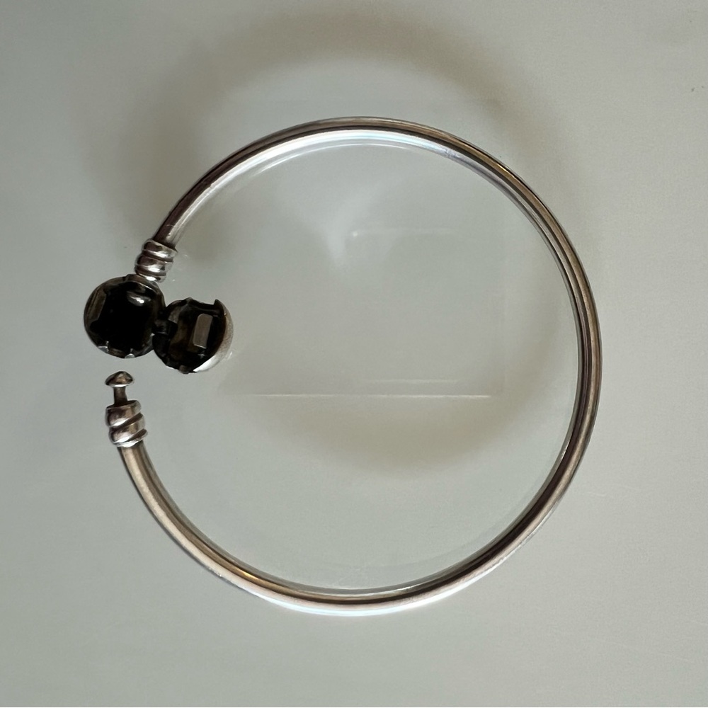 PANDORA Sterling Silver Bangle Bracelet Classic Charm Bracelet - Picture 10 of 10